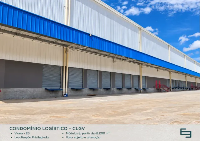 Galpão para alugar em Viana/ES com 2.200 m² em condomínio logístico