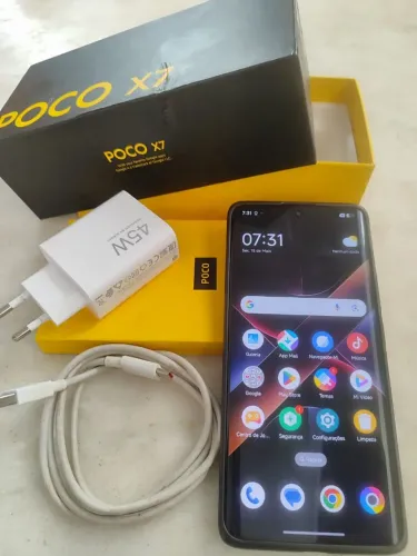 Vende - se celular Poco x7 ,5 G, 256 Gigas ,12 ram 