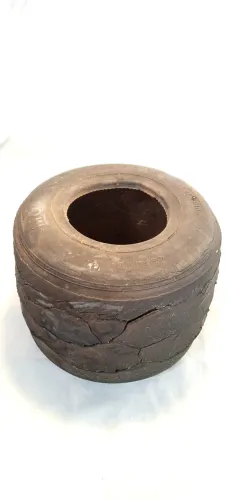 Pneu antigo kart antigo decoração