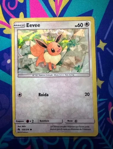 Carta Eevee Foil Prisma Trovoes Perdidos