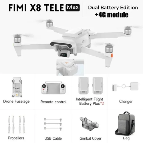 Fimi x8 tele max fly more ( combo )