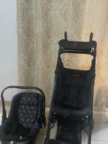 Carrinho Safety 1st Zippy + Bebê Conforto Tutti Baby - Bem Conservados