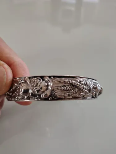 Bracelete vintage em prata Portugal