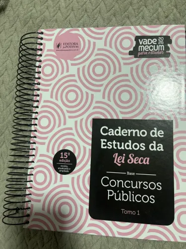 Livro Lei seca para concurso