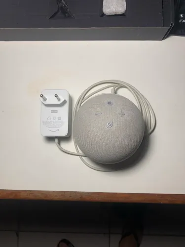 Echo Dot 4ª Geração Alexa Branca com Fonte Original
