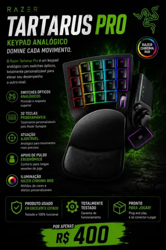 Keypad Razer Tartarus Pro