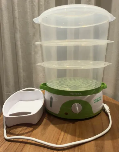 Panela a vapor elétrica Ariete Healthy Steam 800w 9L verde
