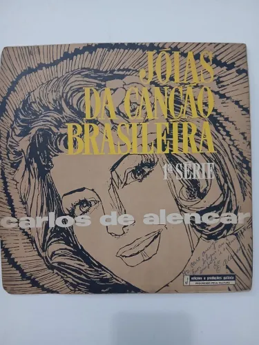 Lp joias da canção brasileira 1° série Carlos de Alencar usado
