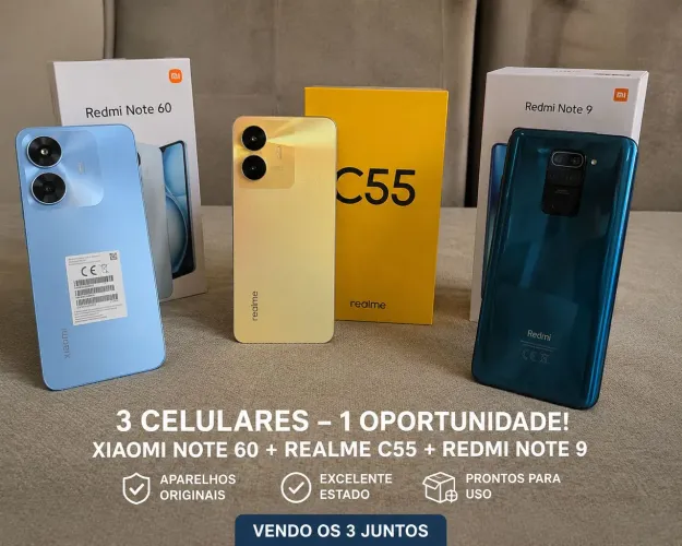 TROCO OS 3 POR UM CELULAR BOM DE 256Gb