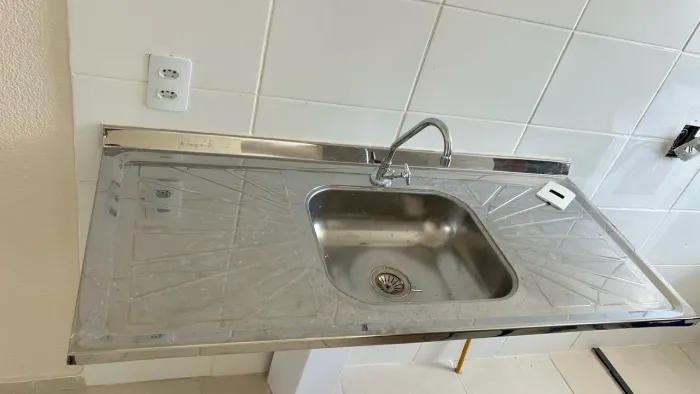 Pia de Cozinha Inox 120x54 cm (Nova)