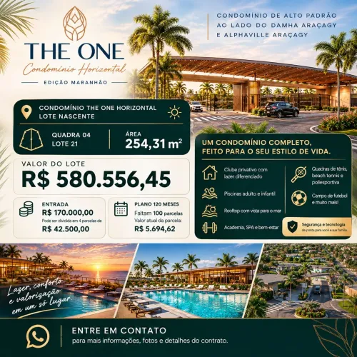The One - MELHOR OFERTA DO MERCADO