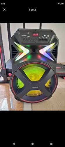 Caixa de som mundial 500 RMS vende-se ou troco por vídeo game