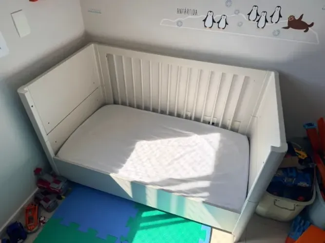 Berço 3 em 1 (mini, berço e cama) - Loja Quintal de Madame
