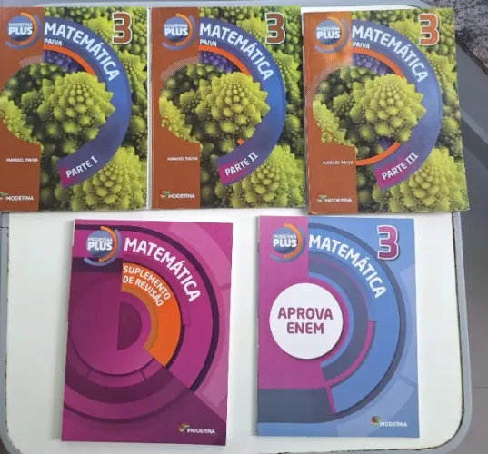 MATEMÁTICA PAIVA MODERNA PLUS - VOLUME 3 (COLEÇÃO 5 LIVROS)