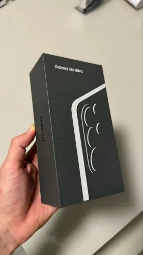 Galaxy S26 ultra branco lacrado com nota fiscal