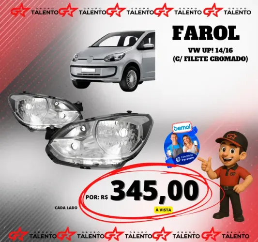 FAROL UP(FILETE CROMADO)