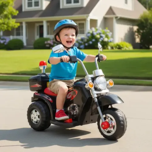 ACEITO PROPOSTAS!!! Moto Elétrica Infantil Harley-davidson Preta - Guardian X 6v