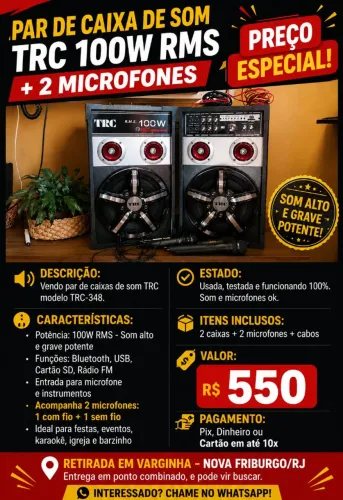 Caixa de som amplificada