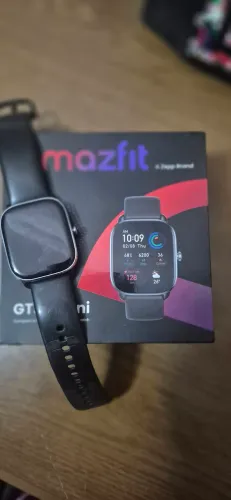 Smartwatch Amazfit GT Mini Preto - Excelente Estado