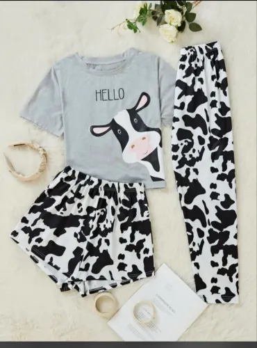 Pijama de vaca,só o short