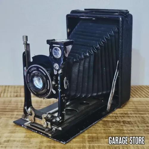 Câmera Fotográfica Antiga de Fole - Modelo dobrável