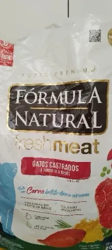 Ração Fórmula Natural Fresh Meat para Gatos Castrados 505g