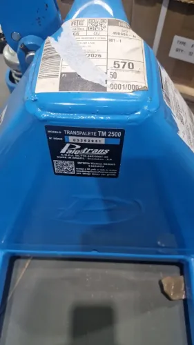 transpalete TM2500 kg 680mm nova