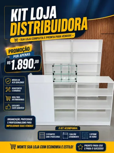 Kit de instalação de loja novo 
