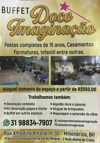 Espaço para festas Barreiro 650,00 a partir