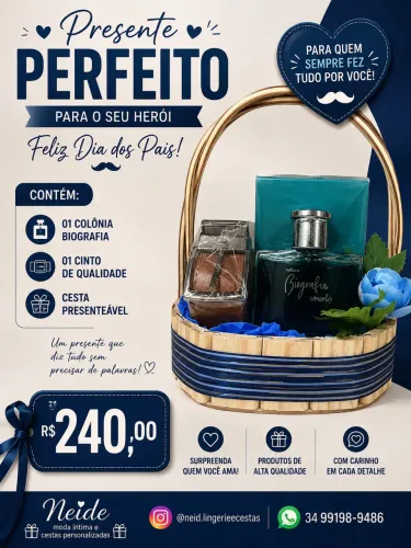 Presentes dia dos pais