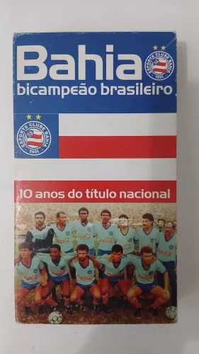 Fita vhs bahia bicampeão brasileiro usada
