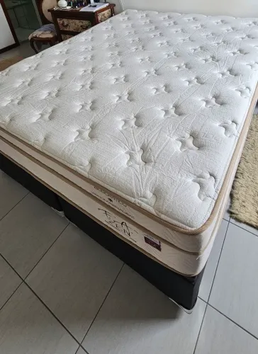 Colchão bioquantico com vibromassagem para cama queen