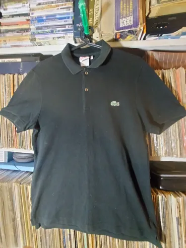 camisa polo lacoste live preta original perfeito estado tamanho 3 equivalente ao tamanho p