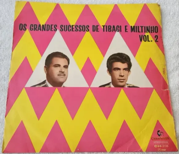 LP Vinil Tibagi e Miltinho - Os Grandes Sucessos Vol. 2 Original