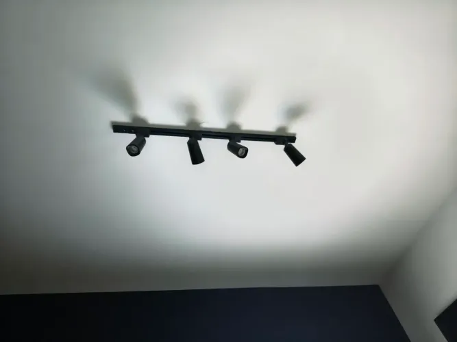 Luminária de teto trilho 4 spots 