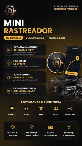 Mini rastreador GPS bluetooth TAG
