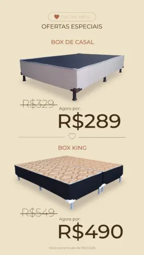 BASE BOX NA PROMOÇÃO DIRETO DA FÁBRICA 
