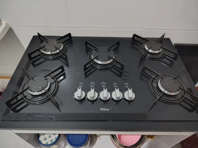 Fogão Cooktop 5 Bocas Philco
