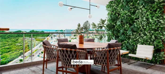 ibeda - Apartamento no Capim Macio Essence Residencial, 3 suítes, lavabo, wc ser