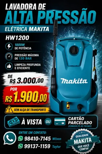 Lavadora de Alta Pressão PROMOÇÃO