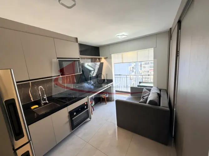 APARTAMENTO TOTALMENTE MOBILIADO EM PINHEIROS PRÓXIMO AO METRO E HOSPITAL DAS CLÍNICAS