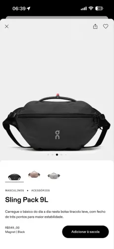 Bolsa on running