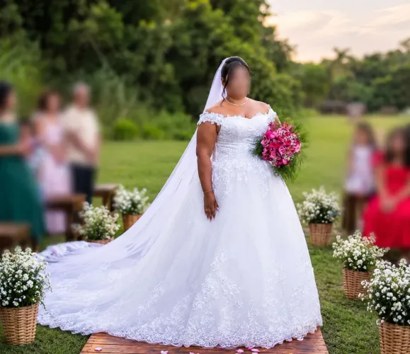 Vestido de noiva plus size
