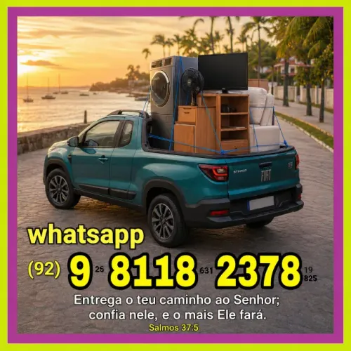 frete cidade nova coroado tancredo novo aleixo zumbi japiim aleixo parque 10 canaranas t3