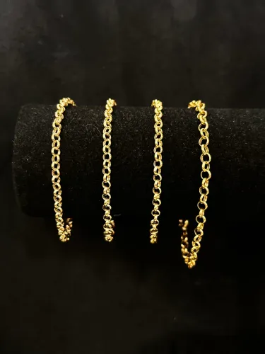 Pulseiras Elo Português de ouro 2.71g 18k procedência garantia eterna