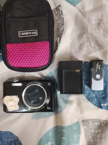 camera digital fotografica samsung es65 + acessórios completos ACEITO TROCAS