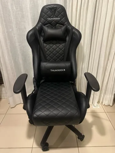 CADEIRA GAMER THUNDERX3 TGC12 - PRETA - SEMINOVA