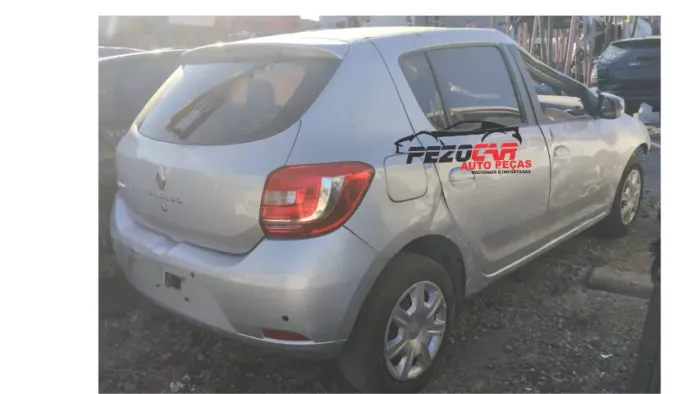 TEMOS PEÇAS PARA ESSA SUCATA!SANDERO 1.0 FLEX ANO 2018