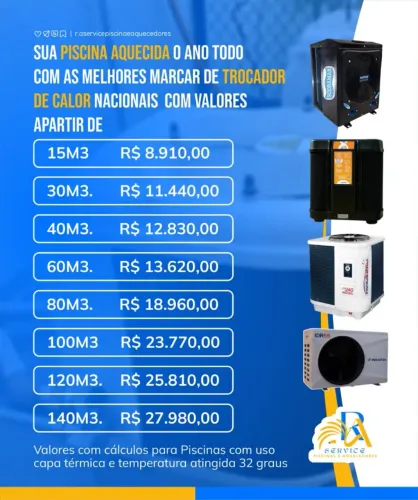 Aquecedor para piscina
