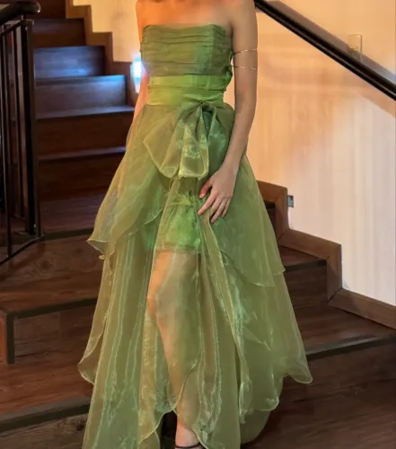 Vestido de festa verde